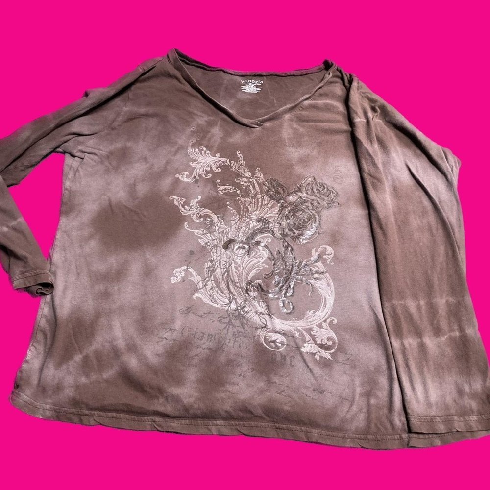 brown venezia sweater womens x-large